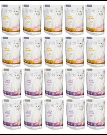 PIPER Animals Cat Sterilised mix plicuri hrana 20x100 g dupa sterilizare pisica