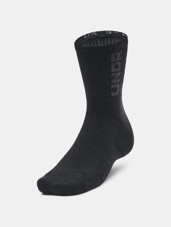 Under Armour UA 3-Maker Mid Crew Set de 3 perechi de șosete Negru