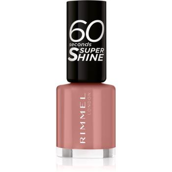 Rimmel 60 Seconds Super Shine lac de unghii culoare 230 Mauve To The Music 8 ml