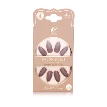 SOSU Cosmetics Unghii artificiale Nudist (Salon Nails) 24 buc