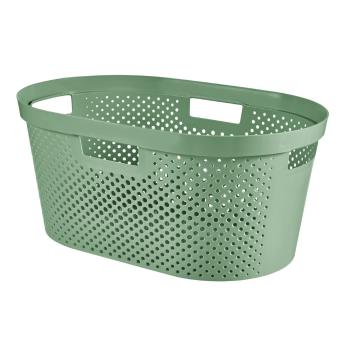 Coș de rufe Curver Infinity Hamper, 40 l, verde