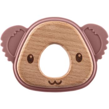 Zopa Silicone Teether Koala jucărie pentru dentiție Old Pink 1 buc