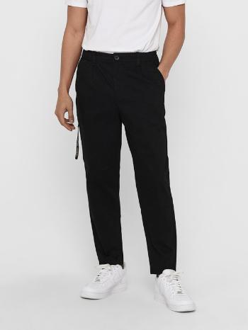 ONLY & SONS Dew Chino Pantaloni Negru