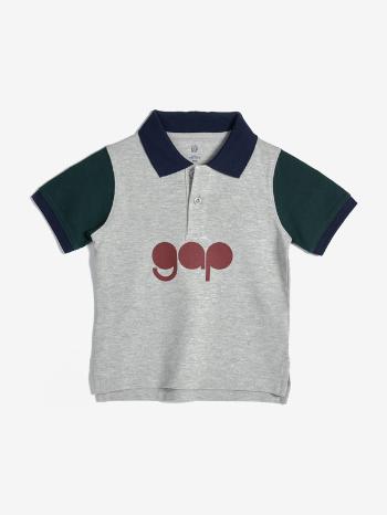GAP Logo Polo Tricou pentru copii Gri