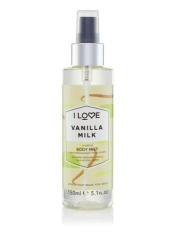 I Love Spray de corp Vanilla Milk (Body Mist) 150 ml