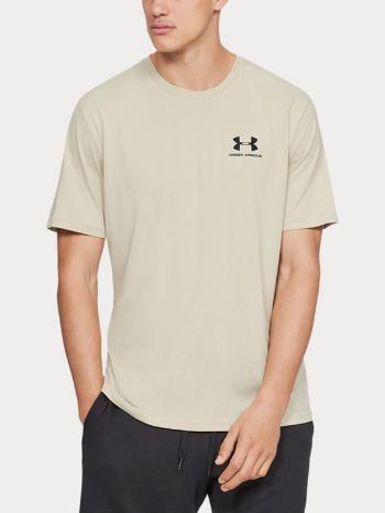 Under Armour Sportstyle Left Chest SS Tricou Verde