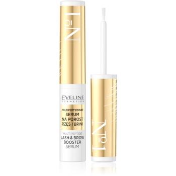 Eveline Cosmetics No. 1 Ser stimulator pentru creșterea genelor și a sprâncenelor cu peptide 4 ml