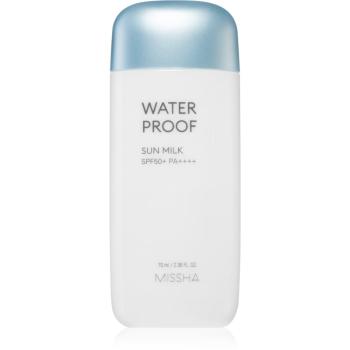 Missha All Around Safe Block Waterproof Sun Milk lapte de corp pentru soare rezistent la apa SPF 50+ 70 ml