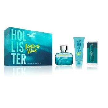 Hollister Festival Vibes For Him - EDT 100 ml + gel de duș 100 ml + husă pentru telefon