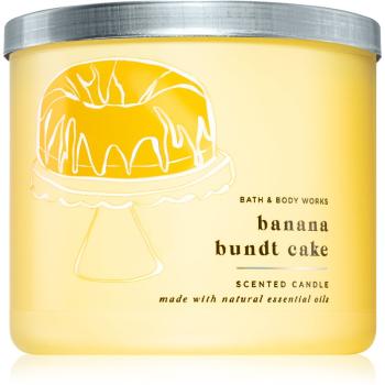 Bath & Body Works Banana Bundt Cake lumânare parfumată 411 g