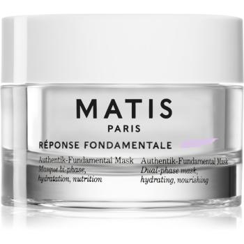 MATIS Paris Réponse Fondamentale Authentik-Fundamental Mask mască facială regeneratoare și hidratantă pentru tratarea tenului în două faze 50 ml