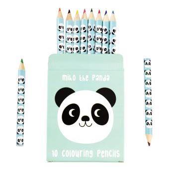 Set 10 creioane în husă cu model cu panda Rex London
