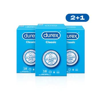 Durex prezervative Classic 2+1