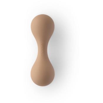 Mushie Silicone Rattle Toy jucărie zornăitoare Natural 1 buc