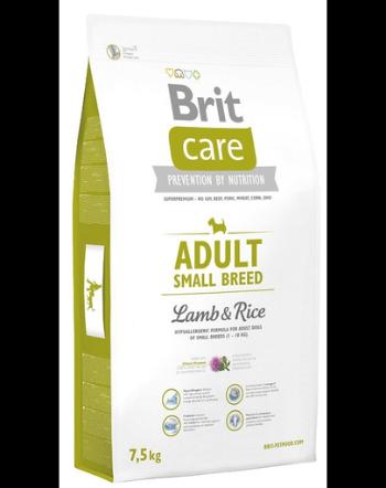 BRIT Care Adult Small Breed Hrana uscata pentru caini adulti de talie mica, cu miel si orez 7,5 kg