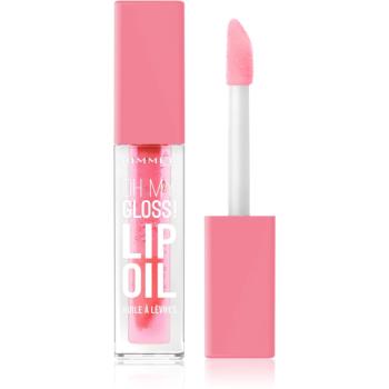 Rimmel Oh My Gloss! Lip Oil ulei pentru buze cu efect de hidratare culoare 001 Pink Flush 4,5 ml