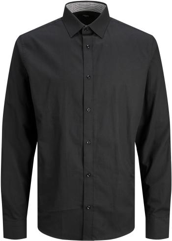 Jack&Jones Cămașă pentru bărbați JPRBLABELFAST Comfort Fit 12239027 Black L