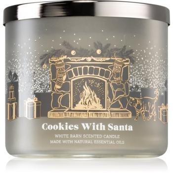 Bath & Body Works Cookies with Santa lumânare parfumată 411 g