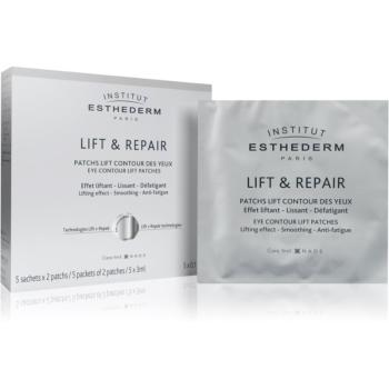 Institut Esthederm Lift & Repair Eye Contour Lift Patches plasture antirid pentru zona de sub ochi 5x2 buc