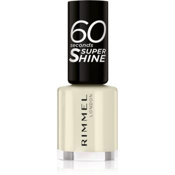 Rimmel 60 Seconds Super Shine lac de unghii culoare 730 Silver Bullet 8 ml