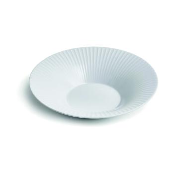 Farfurie din porțelan pentru supă Kähler Design Hammershoi, ⌀ 26 cm, alb