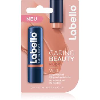 Labello Caring Beauty balsam de buze colorat culoare Nude 5,5 ml