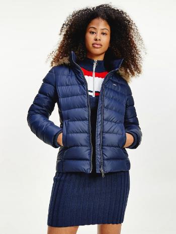 Tommy Jeans Basic Hooded Down Jacket Jacheta Albastru