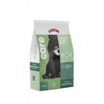 ARION Care Hypoallergenic XS-S, Somon, hrană uscată câini, sensibilități digestive, piele și blană, 7.5kg