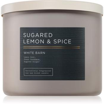 Bath & Body Works Sugared Lemon & Spice lumânare parfumată 411 g