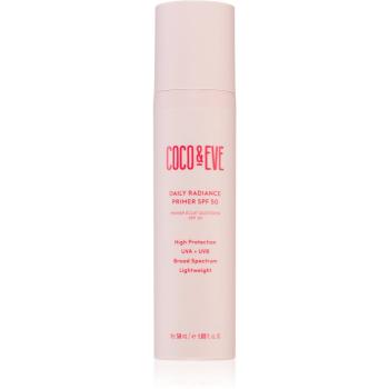 Coco & Eve Daily Radiance Primer SPF 50 fluid protecție pentru o piele mai luminoasa SPF 50 50 ml