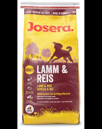 JOSERA Lamb &amp; Rice hrana uscata caini adulti, miel si orez 30 kg (2 x 15 kg)