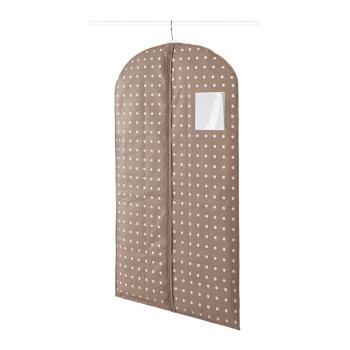 Husă de protecție pentru haine de agățat Compactor Dots, 100 cm, bej