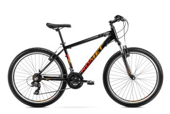 Bicicleta de munte pentru barbati Romet Rambler R6.0 Negru/Portocaliu/Rosu 2022