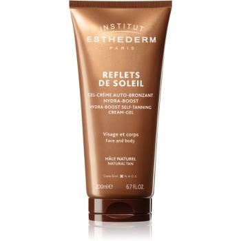 Institut Esthederm Reflets De Soleil Hydra-Boosst Self-Tanning Cream-Gel gel autobronzant pentru fata si corp 200 ml