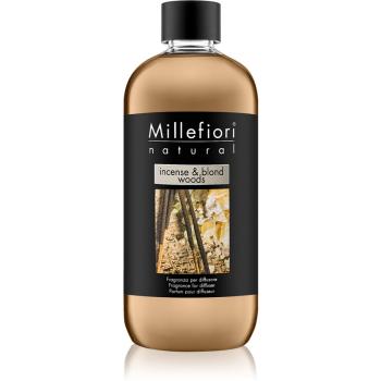 Millefiori Natural Incense & Blond Woods reumplere în aroma difuzoarelor 500 ml
