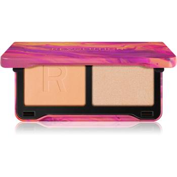Makeup Revolution Neon Heat paletă pentru contur blush culoare Scorched Rose 5,6 g