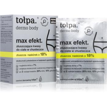 Tołpa Dermo Body Max Efekt servetele pentru curatare cu efect exfoliant 8 buc