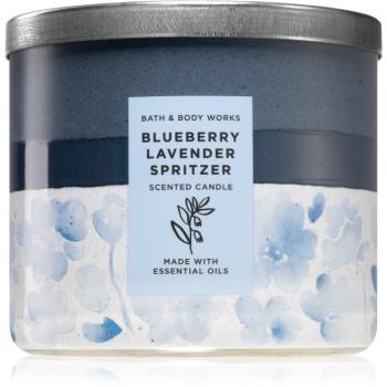 Bath & Body Works Blueberry Lavender Spritzer lumânare parfumată 411 g