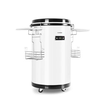 Klarstein Mr. Barbot, 50 l, F, frigider de bar, oțel inoxidabil