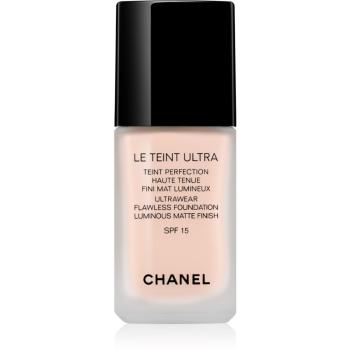 Chanel Le Teint Ultra machiaj matifiant de lungă durată SPF 15 culoare 22 Beige Rosé 30 ml