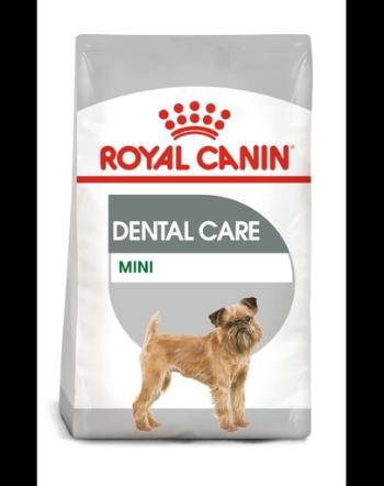 Royal Canin Mini Dental Care Adult hrana uscata caine pentru reducerea formarii tartrului16 kg (2 x 8 kg)