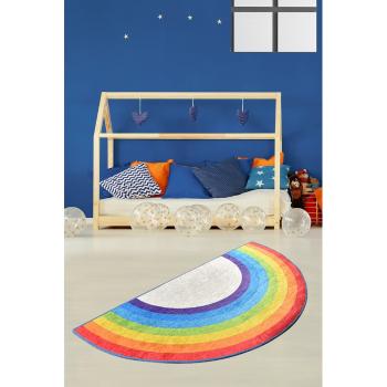 Covor antiderapant pentru copii Conceptum Hypnose Rainbow, 85 x 160 cm