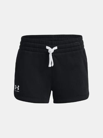 Under Armour Rival Fleece Pantaloni scurți pentru copii Negru