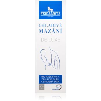 Priessnitz Cooling gel De Luxe gel pentru masaj cu efect rece muschii si articulatiile 200 ml