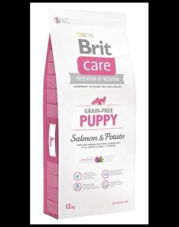 BRIT Care Grain-Free Puppy Salmon&amp;Potato hrana uscata caini juniori, somon si cartofi 24 kg (2 x 12 kg)