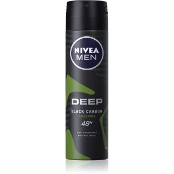 Nivea Men Deep antiperspirant pentru barbati Black Carbon Amazonia 150 ml