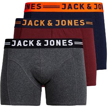 Jack&Jones 3 PACK -boxeri pentru bărbați JACLICHFIELD 12113943 XXL