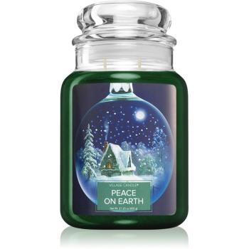 Village Candle Peace on Earth lumânare parfumată  (Glass Lid) 602 g