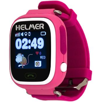 Helmer Ceas tactil inteligent, cu localizator GPS roz