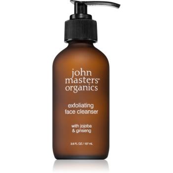 John Masters Organics Jojoba & Ginseng gel exfoliant de curatare 107 ml